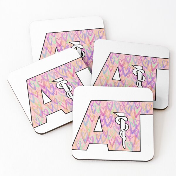 Item preview, Athletic Training Logo Neon Hearts  designed and sold by rosiepiscitello.