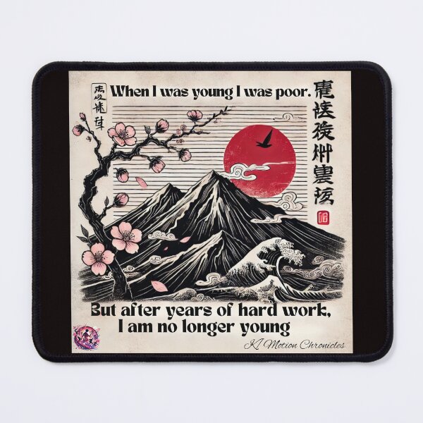 Item preview, When I Was Young – Oriental Humour Quote Design designed and sold by KMChronicles.
