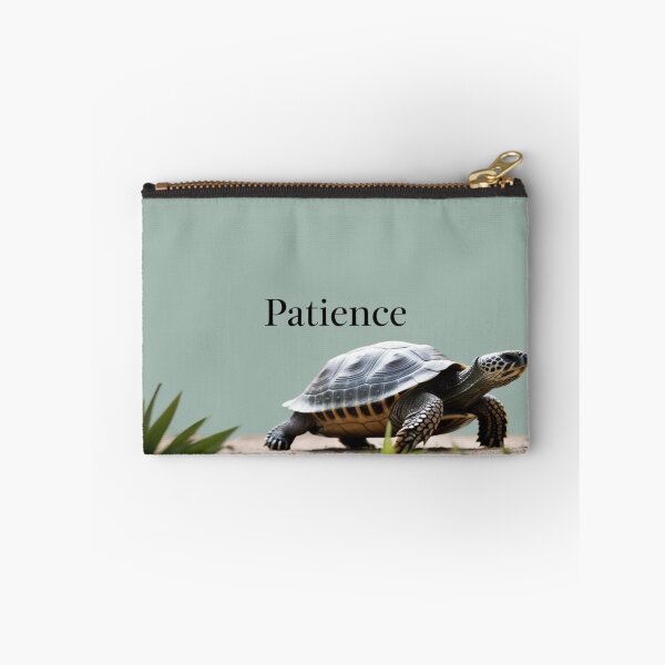 Item preview, Turtle – Patience | Inspiring Animal Art with Real Turtle Image designed and sold by AIKNOCKTECK.