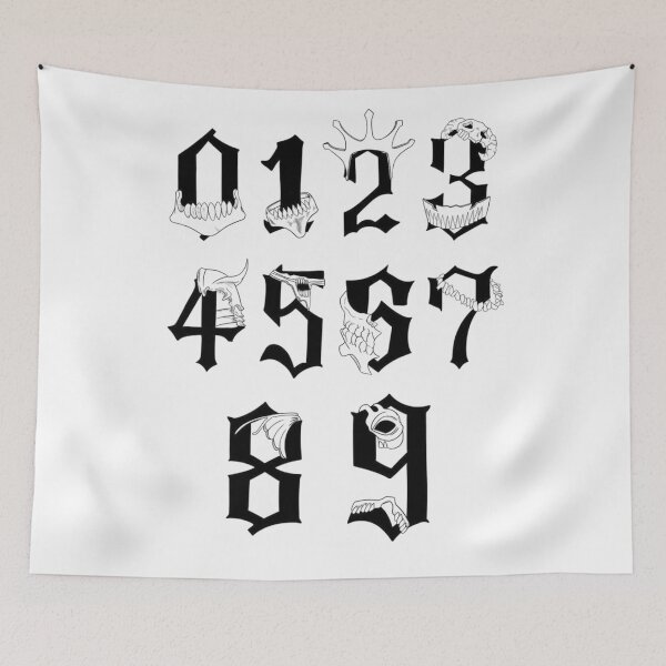 Item preview, Numbers designed and sold by Trend-Hub.