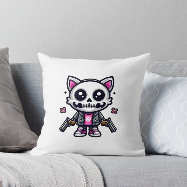 Item preview, Rebel Skeleton Cat designed and sold by TrendNest Designs USA.