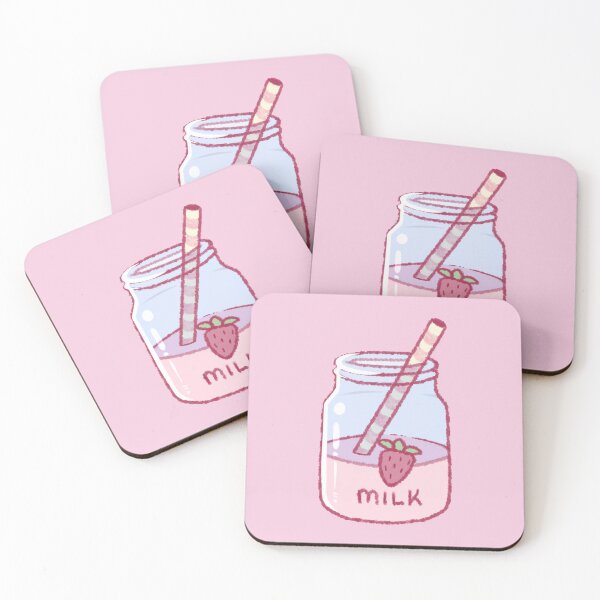 Item preview, Strawberry Milk Sipper designed and sold by NocturnalNibs.