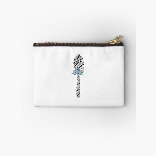 Item preview, Doodled Zebra Print Spoon & Forget Me Nots designed and sold by spoonlessmarket.