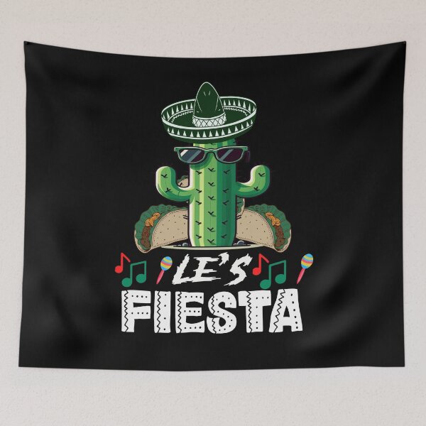 Item preview, Let's Fiesta Mexico Fiesta Taco Guitar Cactus Cinco De Mayo  designed and sold by MizoX7.