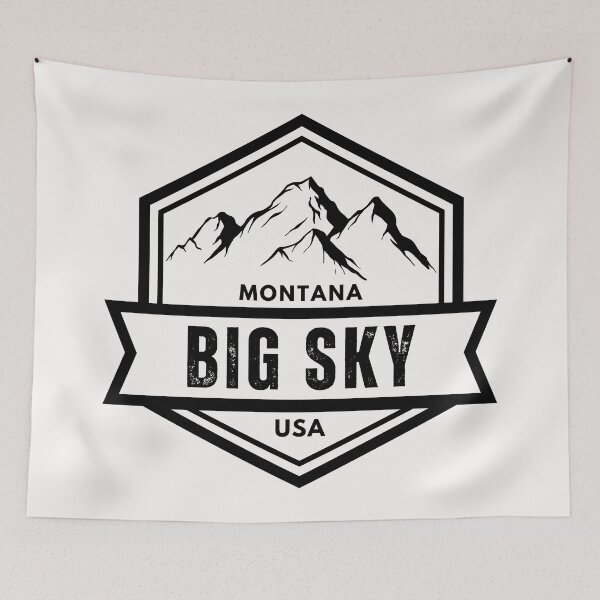 Item preview, Big Sky - Montana - United States  designed and sold by GoodOldVintage.