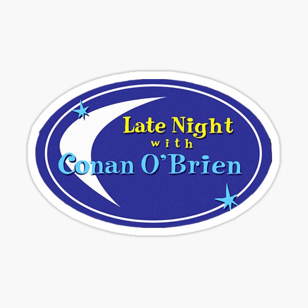 Artikel-Vorschau von Late Night mit Conan O'Brien 90er Logo, designt und verkauft von ScopGieb.