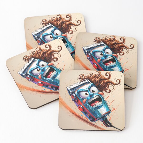 Item preview, Barber Clippers in Action – High-Speed Grooming designed and sold by KateVil.