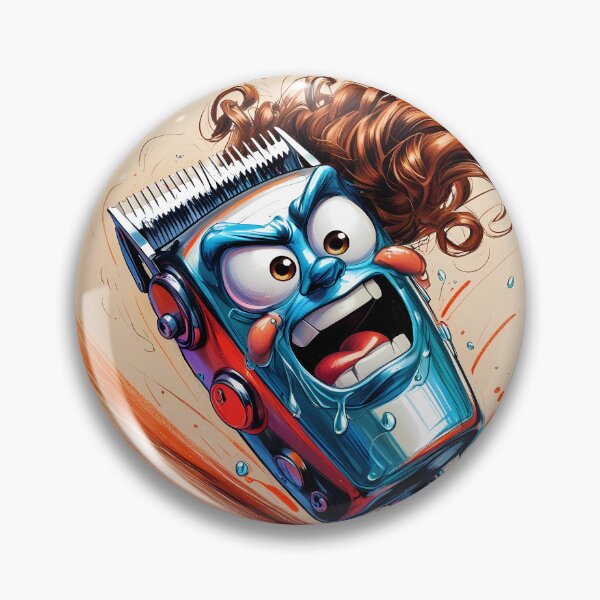 Item preview, Barber Clippers in Action – High-Speed Grooming designed and sold by KateVil.