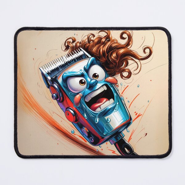 Item preview, Barber Clippers in Action – High-Speed Grooming designed and sold by KateVil.