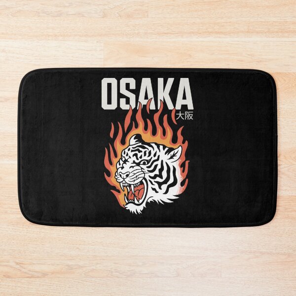 Item preview, Vintage Osaka Japan T-Shirt – Bold Tiger Tattoo Design designed and sold by paulo silveira.