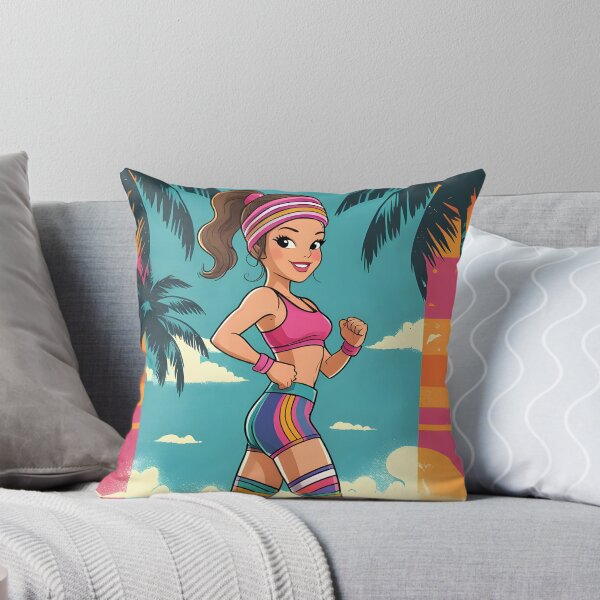 Item preview, Retro Beach Fitness - 80s Workout Vibes designed and sold by Rawecz Studio.
