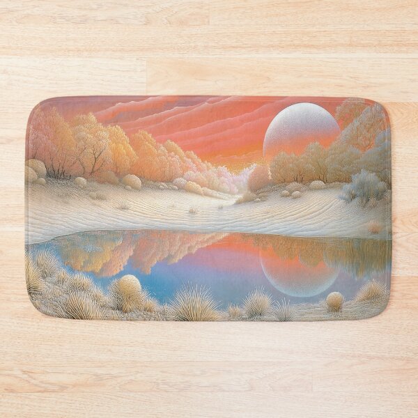 Item preview, Solstice Reflection: The Lunar Orb in Amber Meadows designed and sold by bloorose.
