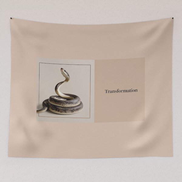 Item preview, Snake – Transformation | Powerful Animal Art with Realistic Snake Image designed and sold by AIKNOCKTECK.