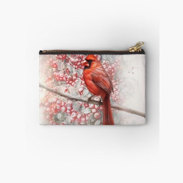 Item preview, Red Cardinal Perched On A Branch  designed and sold by Pretty-Bird.