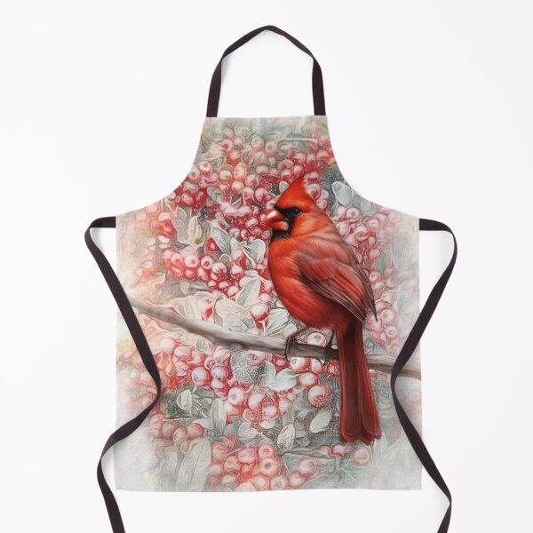 Item preview, Red Cardinal Perched On A Branch designed and sold by Pretty-Bird.