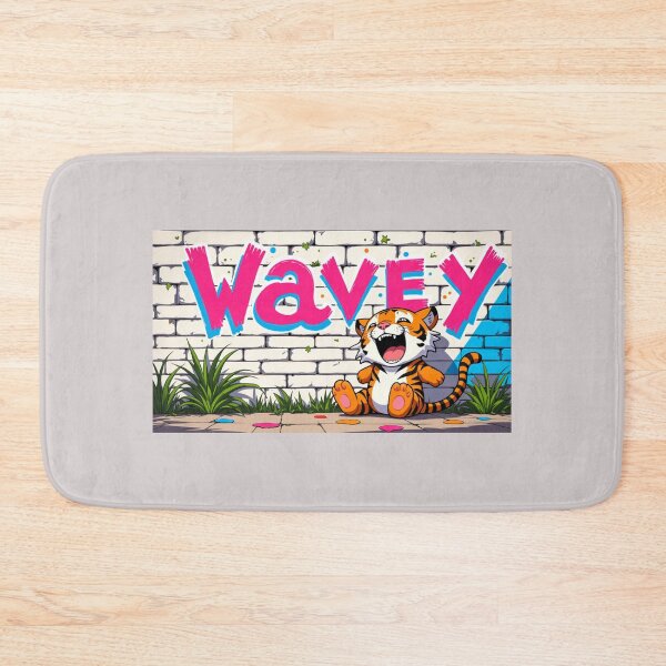 Item preview, Wavey tiger designed and sold by AIstreetvibe.