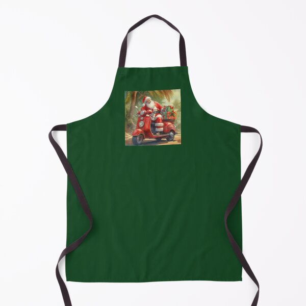 Item preview, Santa Claus In The Tropics On A Red Scooter designed and sold by Pretty-Bird.