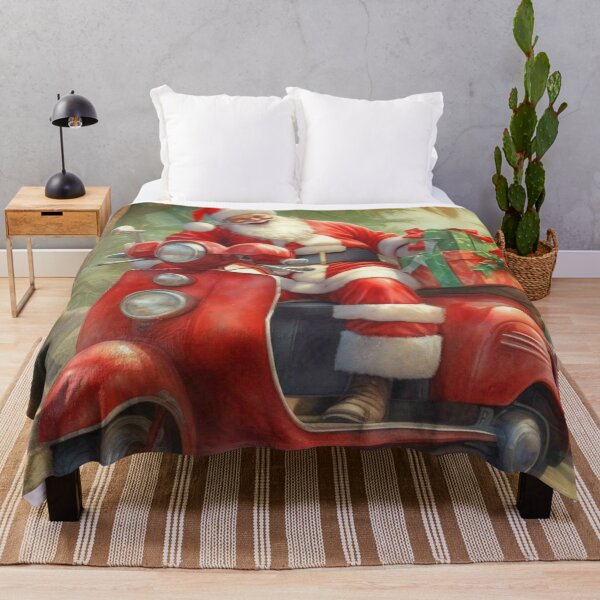 Item preview, Santa Claus In The Tropics On A Red Scooter designed and sold by Pretty-Bird.