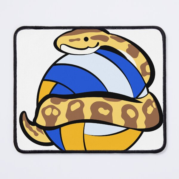 Item preview, Python cuddling a volleyball/quaffle designed and sold by kaybuz.