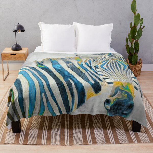 Item preview, Colorful Zebra Portrait 02 designed and sold by Pretty-Bird.
