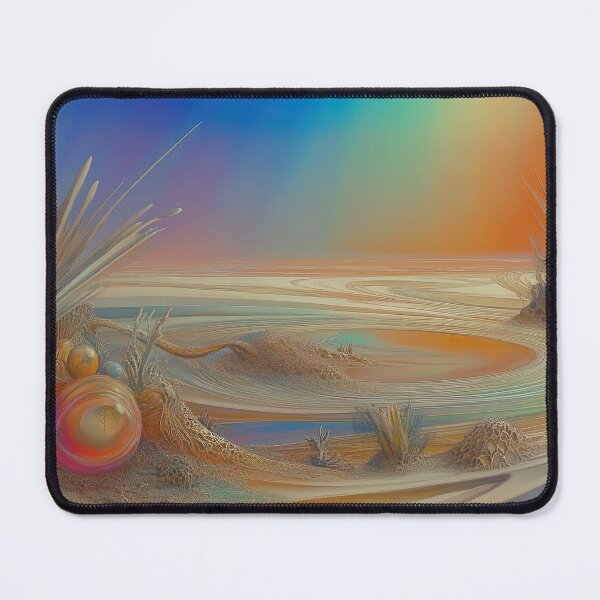 Item preview, Chromatic Oasis: The Whispering Sands of Ethereal Shores designed and sold by bloorose.