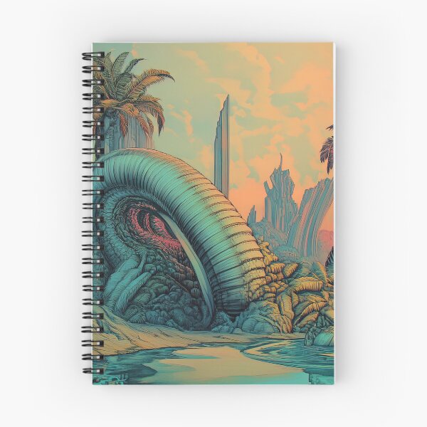 Item preview, Serpent's Rest: The Azure Coils Amidst Palm Shores designed and sold by bloorose.