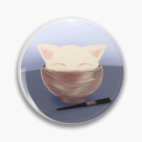 Item preview, Adorable Rice Bowl Cat designed and sold by Flora Aya Artwork.