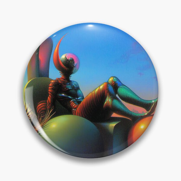 Item preview, Chromatic Contemplation: The Alien Muse on Shores of Azure Dreams designed and sold by bloorose.
