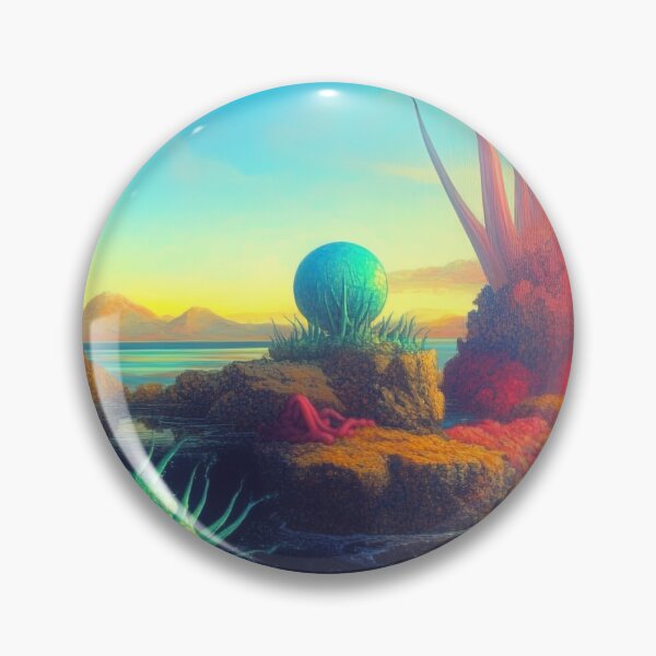 Item preview, Xenolithic Shores: The Biomorphic Bloom of Azure Tides designed and sold by bloorose.