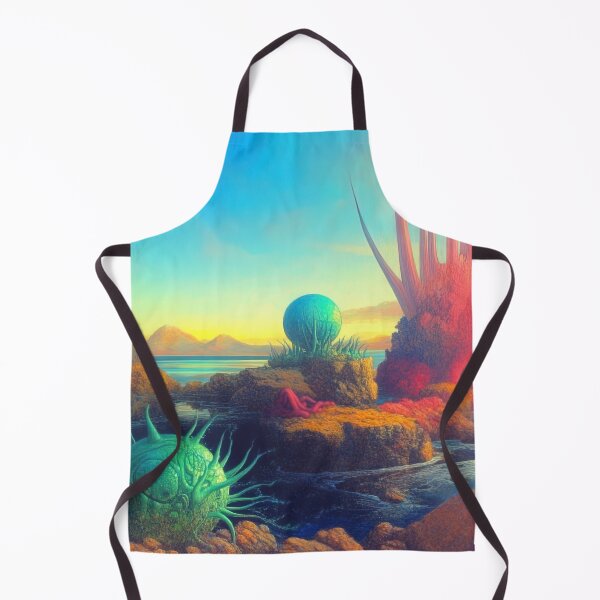 Item preview, Xenolithic Shores: The Biomorphic Bloom of Azure Tides designed and sold by bloorose.