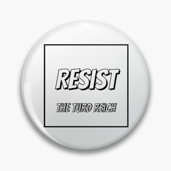 Item preview, Resist the Turd Reich Retro Comic Style Text Art designed and sold by amandaline.