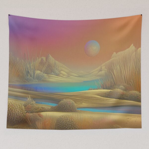 Item preview, Ephemeral Vale: The Whispering Shores of Lunar Serenity designed and sold by bloorose.