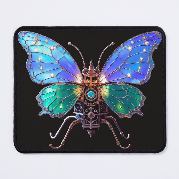 Item preview, Steampunk mechanical butterfly with spy camera designed and sold by VidyoeDesigns67.