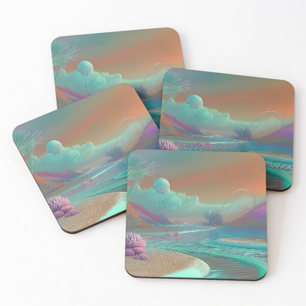 Item preview, Pastel Passage: The Whispering Stream Through Ethereal Shores designed and sold by bloorose.