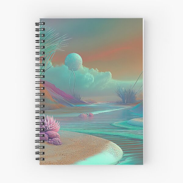 Item preview, Pastel Passage: The Whispering Stream Through Ethereal Shores designed and sold by bloorose.
