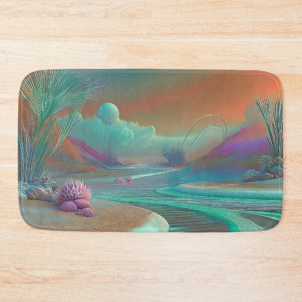 Item preview, Pastel Passage: The Whispering Stream Through Ethereal Shores designed and sold by bloorose.