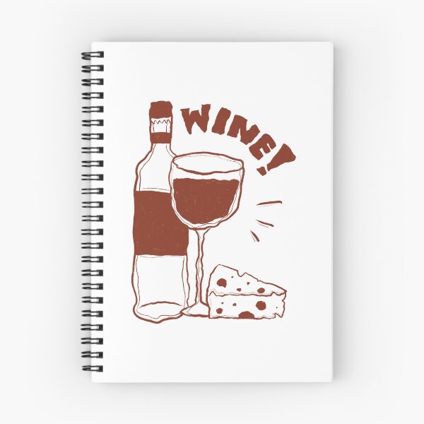 Item preview, Wine & Cheese – Hand-Drawn Minimalist Art designed and sold by btwjulis.
