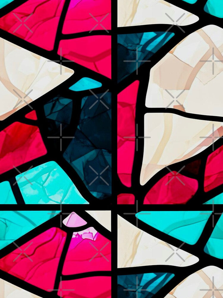 Thumbnail 4 of 4, iPhone Case, Stained glass RBY designed and sold by mwebba2005.