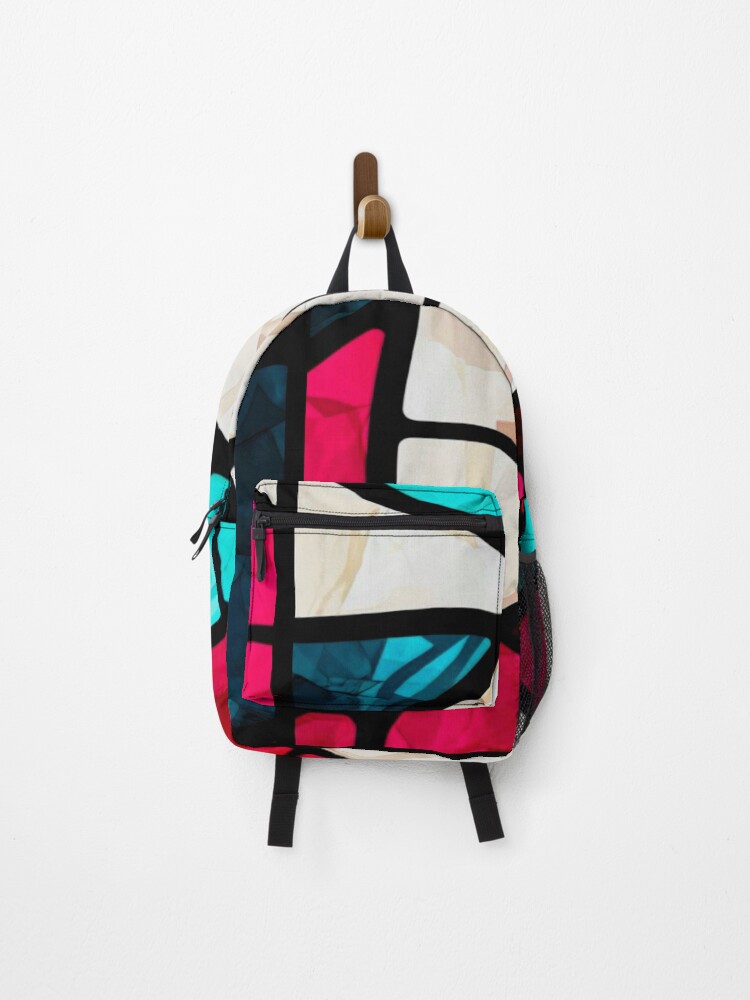 Thumbnail 1 of 3, Backpack, Stained glass RBY designed and sold by mwebba2005.
