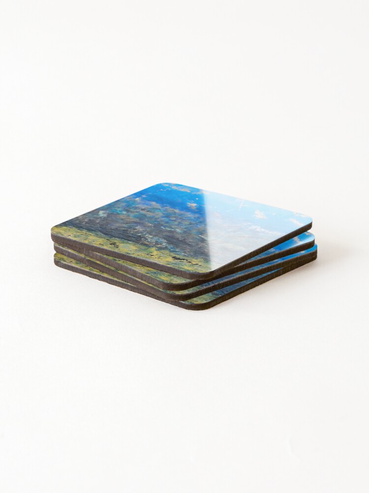 Thumbnail 4 of 5, Coasters (Set of 4), Abstract Landscape designed and sold by TenomA.