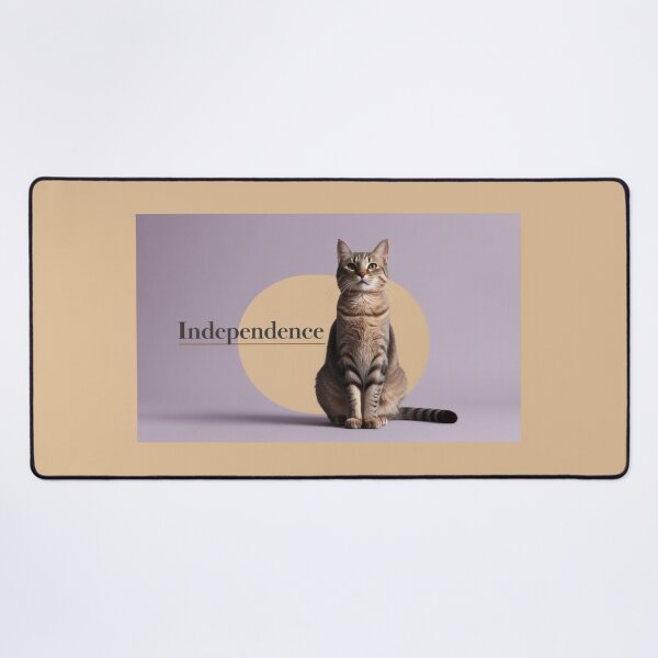 Item preview, Cat – Independence | Realistic Cat Art with Confident Posture designed and sold by AIKNOCKTECK.