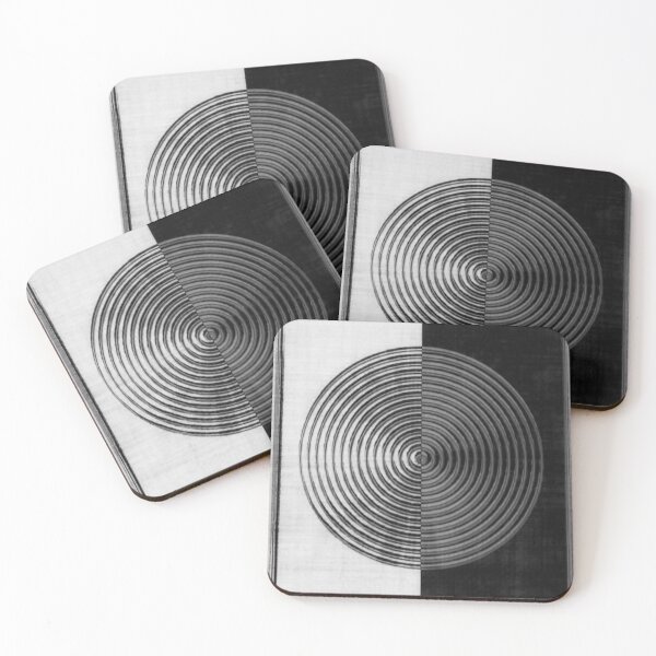 Item preview,  Minimalist Geometric Abstract On Black And White Background  designed and sold by Pretty-Bird.