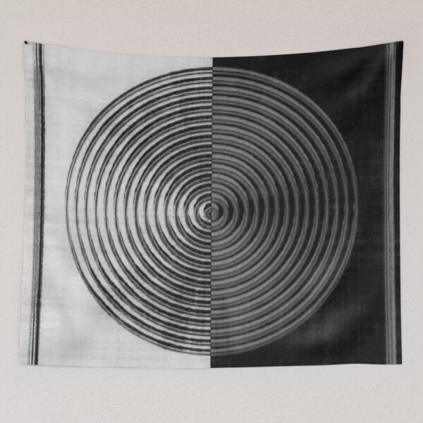 Item preview,  Minimalist Geometric Abstract On Black And White Background  designed and sold by Pretty-Bird.