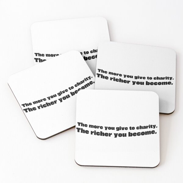 Item preview,  The more you give, the more you receive  &  You the Richer   designed and sold by goodFather4ever.