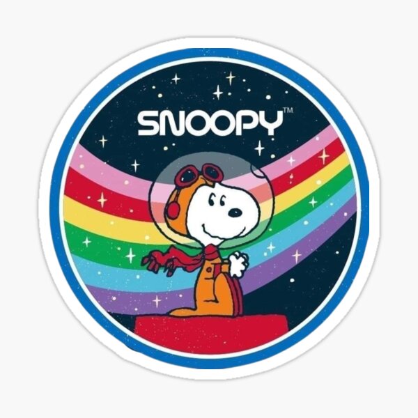 Vista previa del artículo con la obra «Snoopy Space», diseñado y vendido por mlyllg.