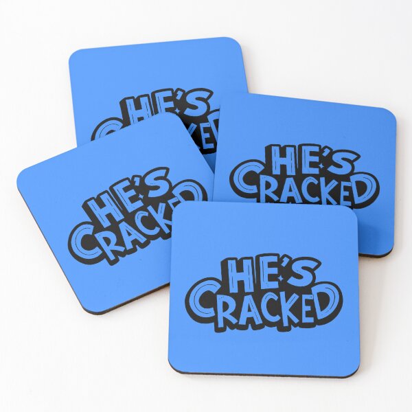 Item preview, He's Cracked – Bold and Relatable Gen Alpha Merch Gifts designed and sold by FunnehGacha.