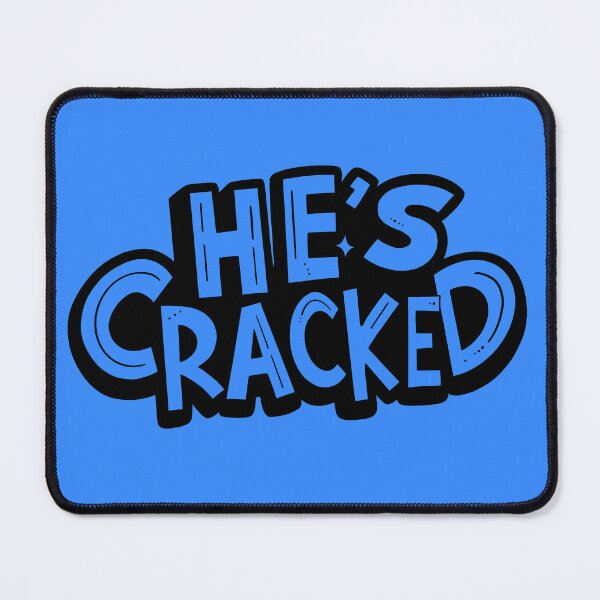 Item preview, He's Cracked – Bold and Relatable Gen Alpha Merch Gifts designed and sold by FunnehGacha.