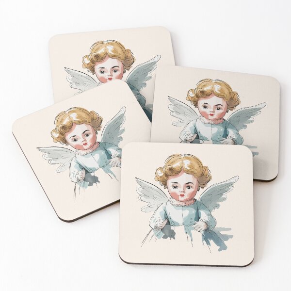 Item preview, Edwardian Porcelain Angel designed and sold by CraftyBloom.