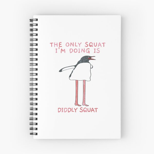 Item preview, The Only Squat I'm Doing Is Diddly Squat. Penguin. #2 designed and sold by EunsooLee.