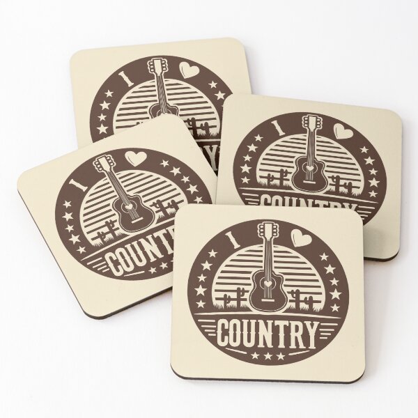 Item preview, I Love Country Music – Western Charm Logo designed and sold by FunnehGacha.